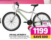 Raleigh 26 Inch Sabre 21 Speed Mountain Bike