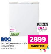 IOC  210 Chest Freezer White KCG 210/1