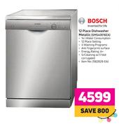 Bosch 12 Place Dishwasher Metallic SMS40E18ZA