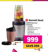 Bennett Read 1200W Nutrition Extractor