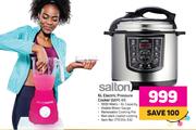 Salton 6Ltr Electric Pressure Cooker SEPC-01