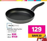 Mainstays 20cm Non-Stick Fry Pan