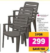 Contour MIA Chair Black-For 3