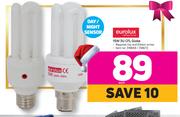 Eurolux 15W 3U CFL Globe-Each