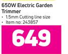Trimtech 650W Electric Garden Trimmer