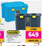 Addis 150L Roughtote Storage Box Black Or Blue-For 2