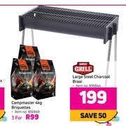 Expert Grill Large Steel Charcoal Braai