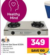 Alva 2 Burner Gas Stove GCS04