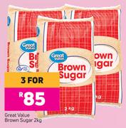 Great Value Brown Sugar-For 3 x 2Kg