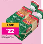 Sasko Premium Brown Bread-For 2 x 700g