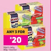 Moir's Jelly Assorted-For Any 3 x 80g