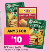 NCP Yeast Red Or Superbake Assorted-For Any 3 x 10g