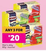 Moir's Jelly Assorted-For Any 3 x 80g