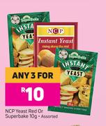 NCP Yeast Red Or Superbake Assorted-For Any 3 x 10g