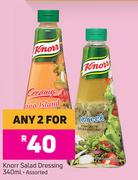 Knorr Salad Dressing Assorted-For Any 2 x 340ml