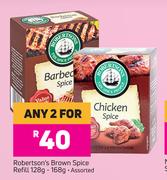 Robertson's Brown Spice Refill Assorted-For Any 2 x 128g-168g