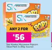 Ster Kinekor Microwave Popcorn Value Pack- For Any 2 x 3 x 85g
