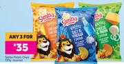Simba Potato Chips Assorted-For Any 3 x 120g