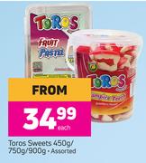 Toros Sweets Assorted-450g/750g/900g Each