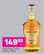 Three Ships Select Whisky-750ml Each