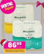 Belgravia Gin & Tonic Ready To Drink Cans Assorted-6 x 440ml