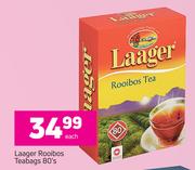 Laager Rooibos Teabags-80's Each