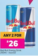 Red Bull Enery Drink Assorted-For Any 2 x 250ml