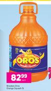Brookes Oros Orange Squash-5Ltr Each