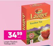 Laager Rooibos Teabags-80's Each