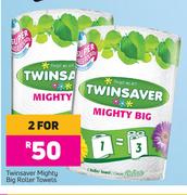 Twinsaver Mighty Big Roller Towels-For 2