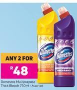 Domestos Multipurpose Thick Bleach Assorted-For Any 2 x 750ml