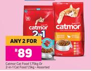 Catmor Cat Food 1.75kg Or 2 In 1 Cat Food 1.5kg Assorted-For Any 2