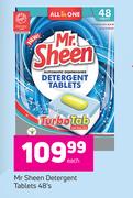 Mr Sheen Detergent Tablets-48's Each