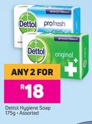 Dettol Hygiene Soap Assorted-For Any 2 x 175g