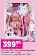 Sum Sum 46cm Carry & Care Baby Doll-Each