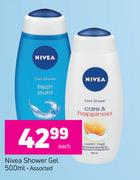 Nivea Shower Gel Assorted-500ml Each