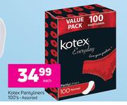 Kotex Pantyliners Assorted-100's Each