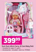 Sum Sum 46cm Carry & Care Baby Doll-Each