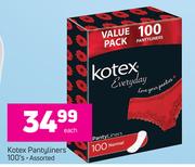 Kotex Pantyliners Assorted-100's Each