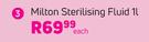 Milton Sterilising Fluid-1Ltr Each