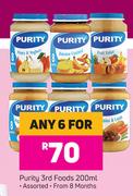 Purity 3rd Foods Assorted-For Any 6 x 200ml