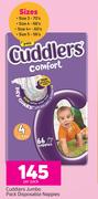 Cuddlers Jumbo Pack Disposable Nappies-Per Pack