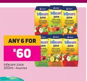 Infacare Juice Assorted-For Any 6 x 200ml