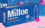 Milton Sterilising Tablets 32's-Each