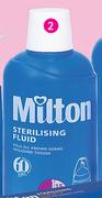 Milton Sterilising Fluid-500ml Each