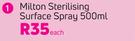 Milton Sterilising Surface Spray-500ml Each