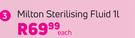 Milton Sterilising Fluid-1Ltr Each
