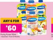 Purity Puree Assorted 110ml-For Any 6