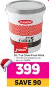 Plascon True Colour Fresh White-20Ltr