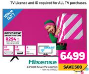Hisense 43" (109cm) UHD Smart TV 43A7100
